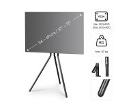 Hama Stojak do TV typu sztaluga VESA 600x400 75" MAX 40 KG czarny - 1516984 - zdjęcie 4